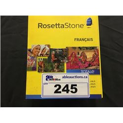 ROSETTA STONE LANGUAGE LEARNING SOFTWARE, FRENCH LEVEL 1-5, VERSION 4, SEALED IN BOX