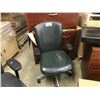 Image 2 : GREEN LEATHER HIGH BACK MULTI LEVER EXECUTIVE CHAIR