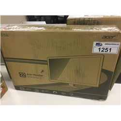ACER 21.5 INCH LED MONITOR