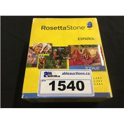 ROSETTA STONE LANGUAGE LEARNING SOFTWARE, SPANISH LEVEL 1-3, VERSION 4, SEALED IN BOX