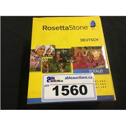 ROSETTA STONE LANGUAGE LEARNING SOFTWARE, GERMAN LEVEL 1-3, VERSION 4, SEALED IN BOX