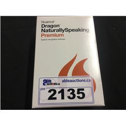 NUANCE DRAGON NATURALLYSPEAKING PREMIUM SOFTWARE