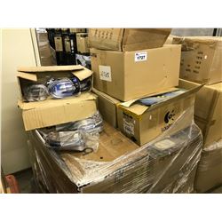 PALLET OF ASSORTED CABLES, ADAPTERS, PHONE CASES & MORE