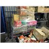 Image 1 : LARGE QUANTITY OF ASSORTED SNACKS, CHIPS, RAMEN, POP & MORE (BIN NOT INCLUDED)