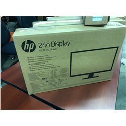 HP 24'' FULL HD FLATSCREEN LED MONITOR