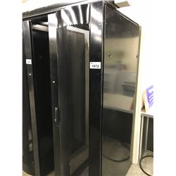 IBM 6.5' HEAVY DUTY VENTED SERVER RACK - MISSING SIDE PANEL