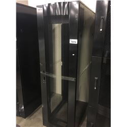 IBM 6.5' HEAVY DUTY VENTED SERVER RACK - MISSING SIDE PANEL