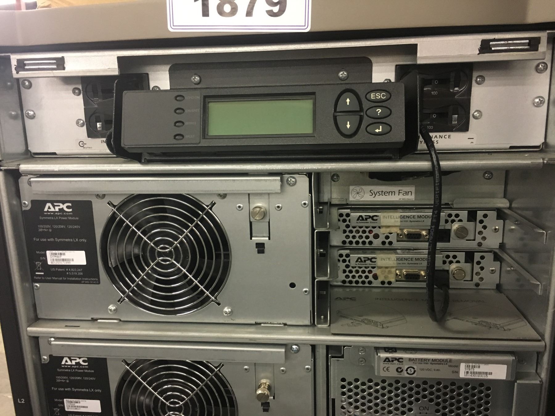 Apc Lx Module Layout APC SYMMETRA LX 16KVA SCALABLE TO 16KVA N+1 RACK MOUNT 208/240V BATTERY ...