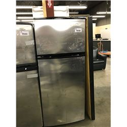 WHIRLPOOL STAINLESS STEEL FRIDGE/FREEZER COMBO