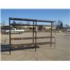 Image 1 : Heavy Duty Steel, 5 Shelf Rack, Overall: 145" x 25" x 96"
