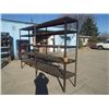Image 3 : Heavy Duty Steel, 5 Shelf Rack, Overall: 145" x 25" x 96"