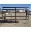 Image 2 : Heavy Duty Steel, 5 Shelf Rack, Overall: 145" x 25" x 96"