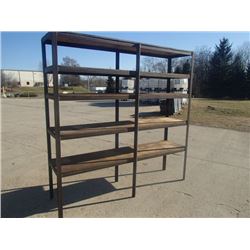 Heavy Duty Steel, 5 Shelf Rack, Overall: 97" x 25" x 97"