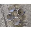 Image 1 : 8" Turn Wheels with Folding Handle, 5/8" Thru Hole