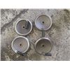 Image 2 : 8" Turn Wheels with Folding Handle, 5/8" Thru Hole