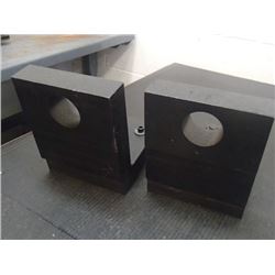 Steel Right Angle Plates, Overall: 6" x 6.5" x 7.5"