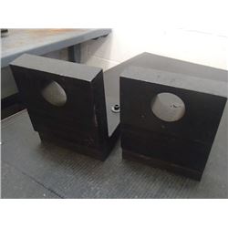 Steel Right Angle Plates, Overall: 6" x 6.5" x 7.5"