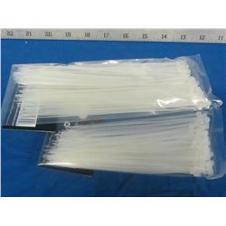 2 New Cable/zip Ties / 2 packs of 100 each 6" & 8"