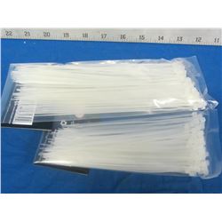 3 New Cable/zip Ties / 2 packs of 100 each 6" & 8"