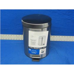 New Stainless steel Bathroom waste can/ foot pedal