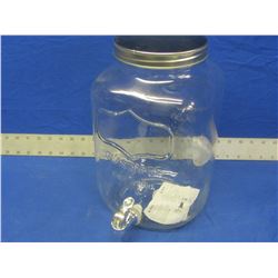 New Glassware water/juice dispenser with tap / 2 gallon