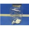 Image 1 : New Glassware water/juice dispenser with tap / 2 gallon