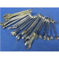 Lot of 18 Wrenches / inc. 2 cresent wrenches