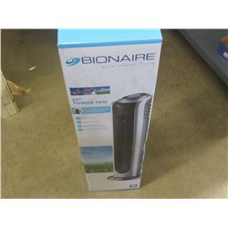 New Bionair Tower Fan 30" / 8hr timer / 3 speed settings / oscillation