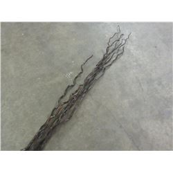 Bundle of dried thick decorative branches/sticks