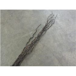 Bundle of dried thick decorative branches/sticks