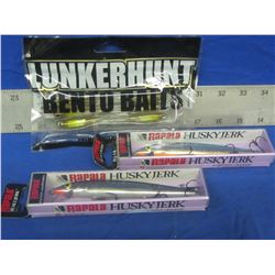 3 New fishing lures/bait