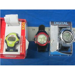 3 New digital watches