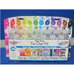 New Tie Dye Kit / 70pc. Does up to 36 projects