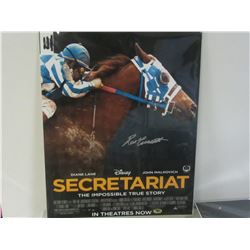 Hand Signed Secretariat Photo 20x16 with COA / Hand signed in silver paint pen by