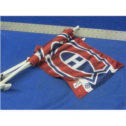 3 New Montreal Canadians car flags / Official NHL tags