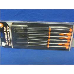 New 6 piece hook and pick set / long reach