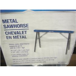 New MasterCraft Metal Folding Sawhorse