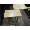 Image 1 : 2 Folding wood tv trays