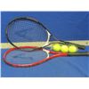Image 1 : 2 New Senor Tennis Rackets & set of 3 balls
