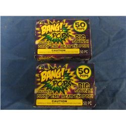 New Bang Pop Snappers / 3 boxes 50 to a box / drop em / throw em BIG bang sound