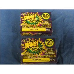 New Bang Pop Snappers / 3 boxes 50 to a box / drop em / throw em BIG bang sound