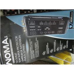New Noma 12 outlet slim surge protector / for ac / coaxil and internet line