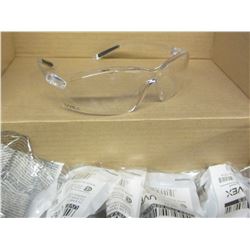 5 New Uvex clear safety glasses