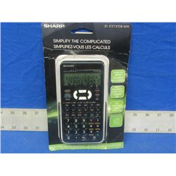 New Sharp advanced scientific calculator / 2-line display / 272 funtions