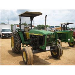 JOHN DEERE 5510 FARM TRACTOR, S/N 351402, 3 PTH, PTO, 3 REMOTES, CANOPY, 16.9-30 TIRES (COUNTY OWNED