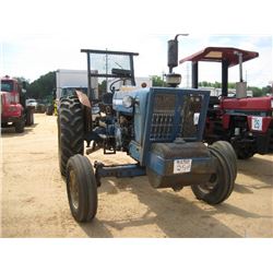 FORD 5000 FARM TRACTOR  S/N 282447  3 PTH  PTO  HYD REMOTE  ROLL BAR  METER READING 1 205 HRS