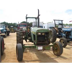 JOHN DEERE 1650 FARM TRACTOR, S/N A001040, 3 PTH, PTO, 2 REMOTES, CANOPY, 16.9-30 TIRES (COUNTY OWNE