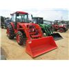 Image 1 : KUBOTA M4900SDC 4X4 FARM TRACTOR, S/N M490-54002, 54HP KUBOTA LA1002 LOADER ATTACHMENT, AUX HYD, QUI