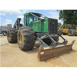 JOHN DEERE 748H GRAPPLE SKIDDER, S/N 632059, (10 YR) DUAL ARCH, WINCH, ECAB W/AIR, METER READING 6,0