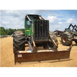 JOHN DEERE 748H GRAPPLE SKIDDER, S/N 628600 (10 YR) DUAL ARCH, WINCH, ECAB W/AIR, 30.5-32 TIRES, MET